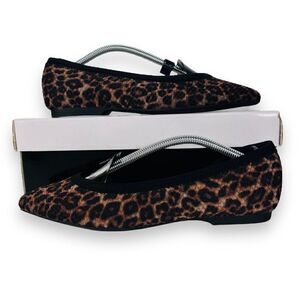 Alfani Phoennix D'Orsay Flats Leopard Print 10009257300 Women's 7M